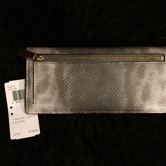COACH MADISON PINNACLE EMBOSSED LIZARD WALLET - Picture 3 of 7